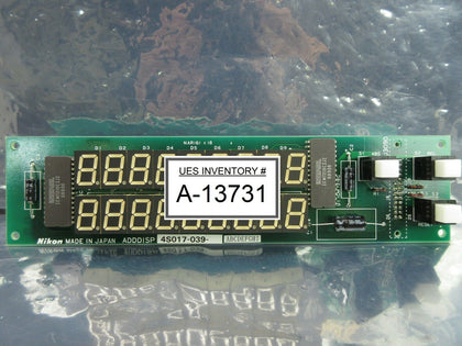 Nikon 4S017-039 Display Board PCB ADDDISP NSR System Used Working