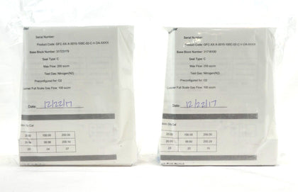 Pivotal Systems 32-03033 Mass Flow Controller MFC 100 SCCM O2 Lot of 2 New