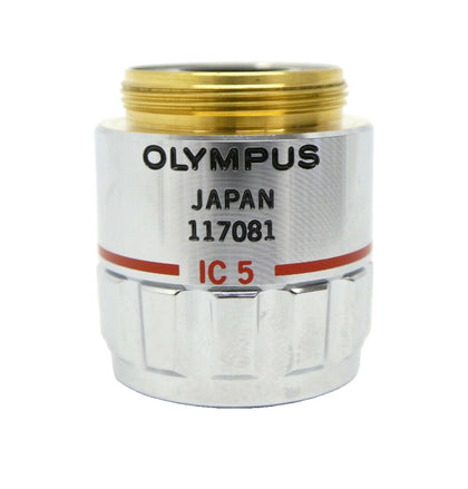 Olympus MSPlan 5 Microscope Objective 0.13 ∞/- f=180 IC 5 Working Surplus