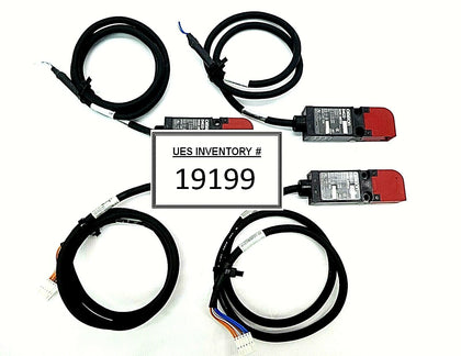 Omron D4GS Door Switch D4GS-N4R D4GS-N4T TEL Trias System Lot of 4 Working