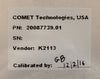 Comet 20087739.01 RF Match Phase/MAG Module 5000W @ 13.56MHz Working Surplus