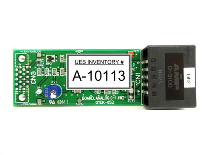 TEL Tokyo Electron OYDK-052 Connector Board PCB ANALOG 0-1 #02 Lithius Working