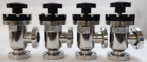 MKS Instruments UHV-40-ACC-EAVM Angle Valve Reseller Lot of 4 Working Surplus