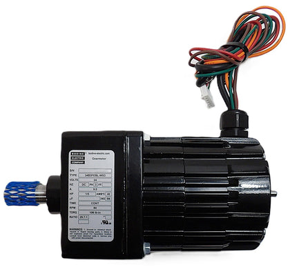 Bodine Electric 34B3FEBL-WX3 Parallel Shaft AC Gearmotor Working Surplus