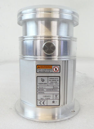 Turbo-V 81-T Varian 9698905M002 Turbomolecular Pump Turbo Tested For Rebuild