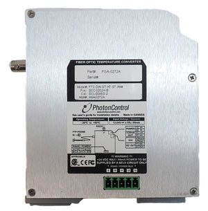 Photon Control FGA-0272A Fiber Optic Temperature Converter FTC-DIN-GT-HT Working
