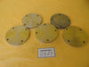 Edwards ISO100 ISO-F Non-Rotatable Blank-Off Flange Lot of 5 Used Working