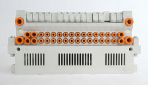 SMC VV5Q11-16-X1600V 16-Port Manifold EX420-SDN2 AMAT Working Surplus
