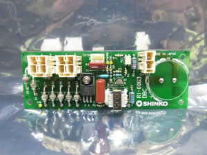 Shinko Electric 3CL511A010100 Interface Board PCB R1-0063DBC Asyst VHT5-1-1 Used