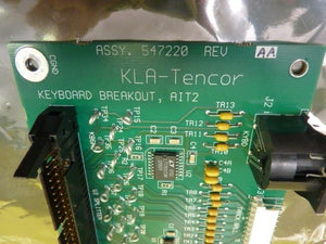 KLA-Tencor 547220 Keyboard Breakout AIT2 Board PCB Rev. AA Used Working