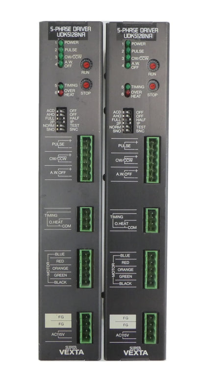 Oriental Motor UDK5128NA 5-Phase Driver Super VEXTA Lot of 2 Working