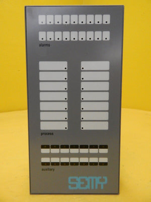 Semy Engineering MYP821800B Alarms Process Auxiliary Display Panel Used Working