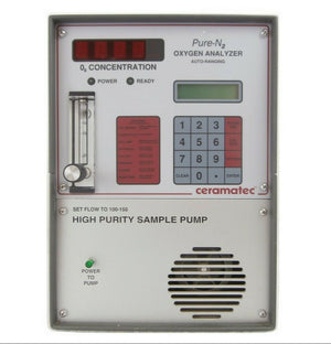 Ceramatec C7-01-1000-16-0 PureN2 Portable Oxygen Analyzer Working Surplus