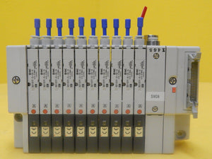 TEL Tokyo Electron SVC6 10-Port Manifold SMC SQ1131DY-5-C4-Q PR300Z Used Working