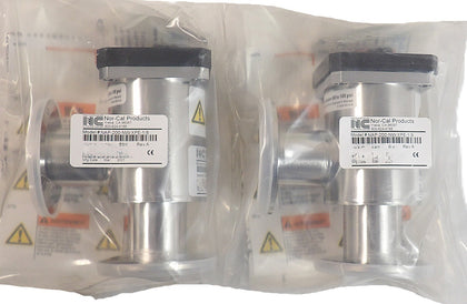 Nor-Cal Products NAP-200-NW-XPE-1/8 Vacuum Isolation Angle Valve Lot of 2 New