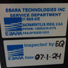 EV-M Ebara Technologies EV-M102N-BE Dry Vacuum Pump 500762292 OEM Refurbished