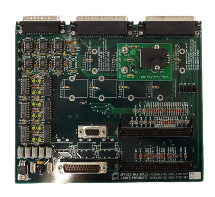 AMAT Applied Materials 0100-77017 Lower Pneumatic PCB Working Surplus