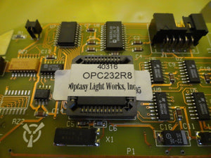 Optasy Light Works OPC232R8 PCB Card PWBOPC232 OPC-232-R8 Orbot WF 736 DUO Used