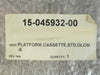 Novellus Systems 15-045932-00 DLCM-S STD Cassette Platform New Surplus