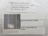 Brooks 14616-01 Tempered Boro Disc M800 XFER Chamber Window Ulvac 1019116 New