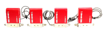 Horiba STEC SEC-8440LS Mass Flow Controller MFC SEC-8440 Lot of 4 Working Spare