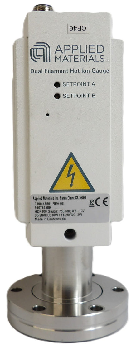 AMAT Applied Materials 0190-48891 Dual Ion Gauge Working Surplus