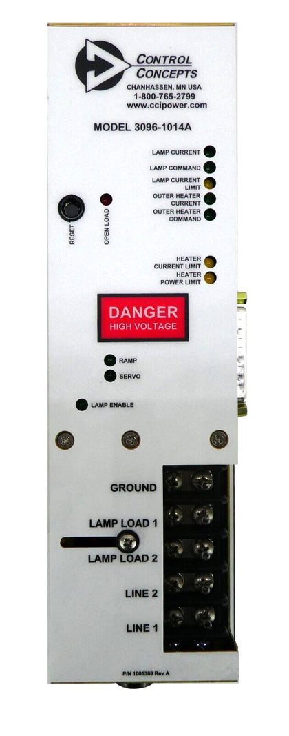 Control Concepts 3096-1014A SCR Power Controller AMAT 0190-46114 Working Surplus