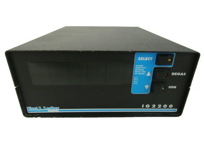 Kurt J. Lesker KJL2200 Ionization Gauge Controller IG2200 Working Surplus