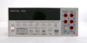 Agilent Technologies 34401A 6 1/2 Digit Multimeter Reseller Lot of 2 Working