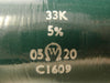Welwyn C1609 Tubular Vitreous Enamelled Wirewound Resistor 33K 5% Lot of 4 Used
