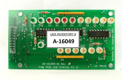 Optonics 20-101359-00 LED Status Board PCB ES-II Credence Systems Working Spare