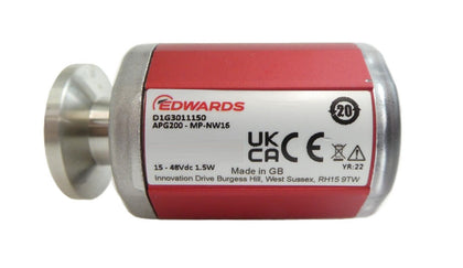 Edwards APG200-MP-NW16 Active Pirani Vacuum Gauge D1G3011150 Working Surplus