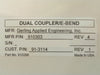 GAE Gerling Applied Engineering 910303 Dual Coupler/E-Bend 91-3114 Working Spare