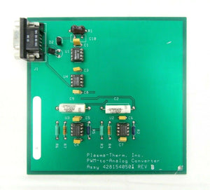 Plasma-Therm 4281540501 PWN-to-Analog Converter Board PCB Clusterlock 7000 Spare