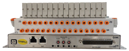 SMC SS5Y3-50SDA-X1158 16-Port Ethercat Pneumatic Manifold Working