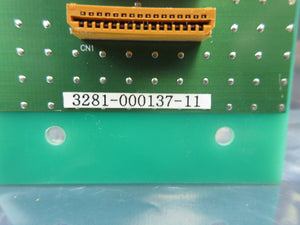 TEL Tokyo Electron 3281-000137-11 Pin X Base Interface Board PCB Used Working
