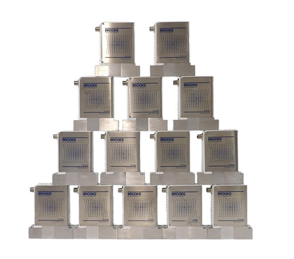 Brooks Instrument GF125C-102875 Mass Flow Controller MFC 0190-40280 Lot of 14