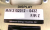 MDX 10K AE Advanced Energy 3152012-043 Slave DC Power Supply Working Surplus