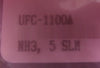 UNIT UFC-1100A Mass Flow Controller MFC 5 SLM NH3 New Spare