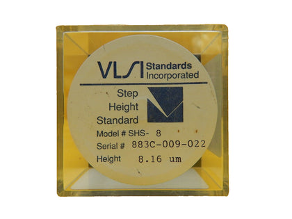 VLSI Standards SHS-8 8.16µm Step Height Standard Metrology Calibration Working