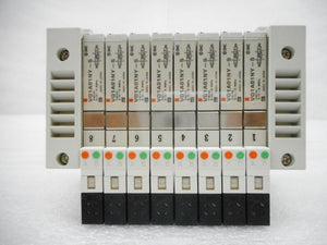 SMC VV5Q11-08-DAJ00906 8-Port Pneumatic Manifold ASM 50-125207A19 New