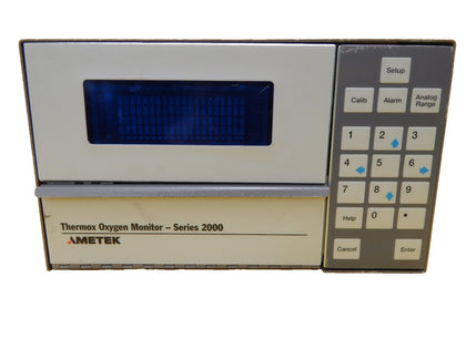 Ametek Series 2000 Thermox Oxygen Monitor 80457SE Working Surplus