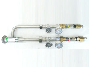 Evans PWR-24PS-16UW-12UW Manifold with Gauges Edwards NRYOWP543 TPU Used Working