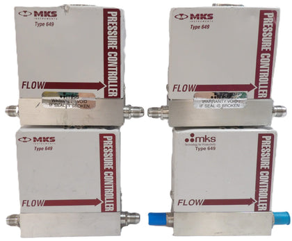 MKS Instruments Type 649 Pressure Controller 649A 649B Reseller Lot of 4 Spare