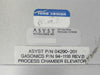 Hine Design 04290-201 Process Chamber Elevator GaSonics 94-1118 Asyst Surplus