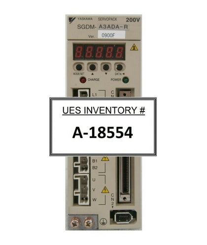 Yaskawa Electric SGDM-A3ADA-R Servo Driver SERVOPACK Ver. 0900F Working Surplus