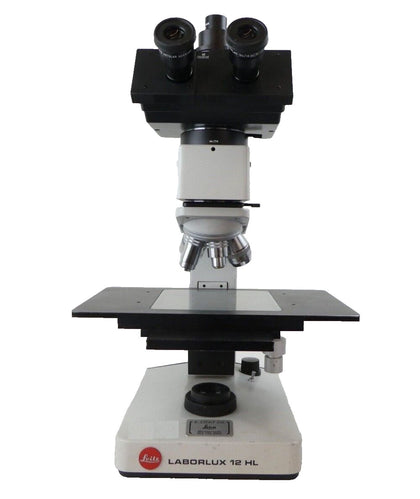 Leitz 020-435.032 Laborlux 12 HL Microscope DF with Objectives Working Surplus