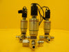 Qualiflow F HF Series 4-Way Pneumatic Valve 2x10-9atm.cm3/S?ec Lot of 3 Used