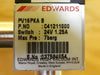 Edwards C41211000 Right Angle Isolation Valve PV16PKA B Used Working