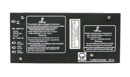 TURBOTRONIK NT12 Leybold Unmarked Electronic Frequency Converter Turbo Working